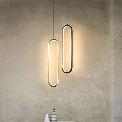 Geometry Line Strip Pendant Lights For Living Room Dining Room Modern LED Ceiling Lamp Fixtures LED Pendant Lamp Wall Decor