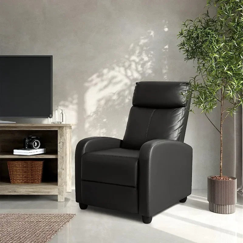 Fauteuil inclinable Homall, canapé inclinable en cuir PU pour adultes, fauteuils inclinables, siège de cinéma maison avec support lombaire, pour salon