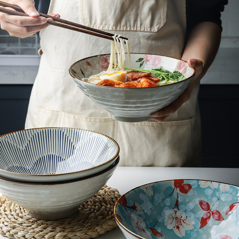 Domestic Soup Salad Ceramic Bowl And Plate