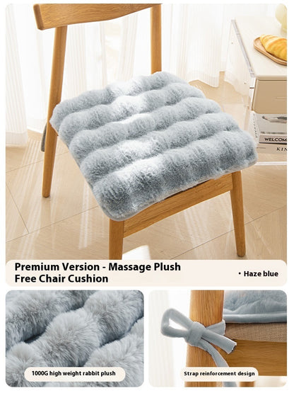 Bunny Cashmere Warm Cushion Office Long Sitting Artifact Thickened Fleece