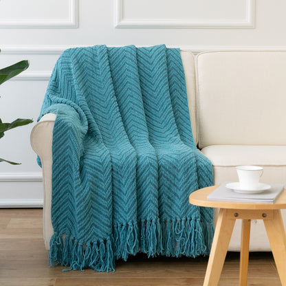 Sofa Cross-border Tassel Sofa Cover Tailstock Towel Knitted Blanket