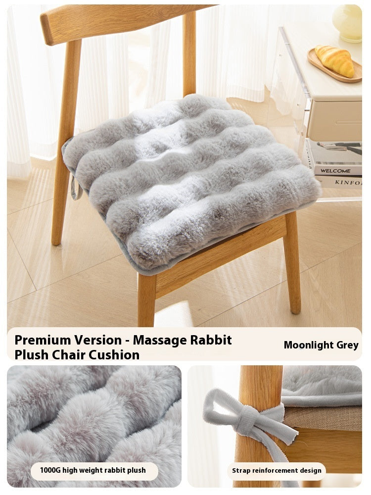 Bunny Cashmere Warm Cushion Office Long Sitting Artifact Thickened Fleece