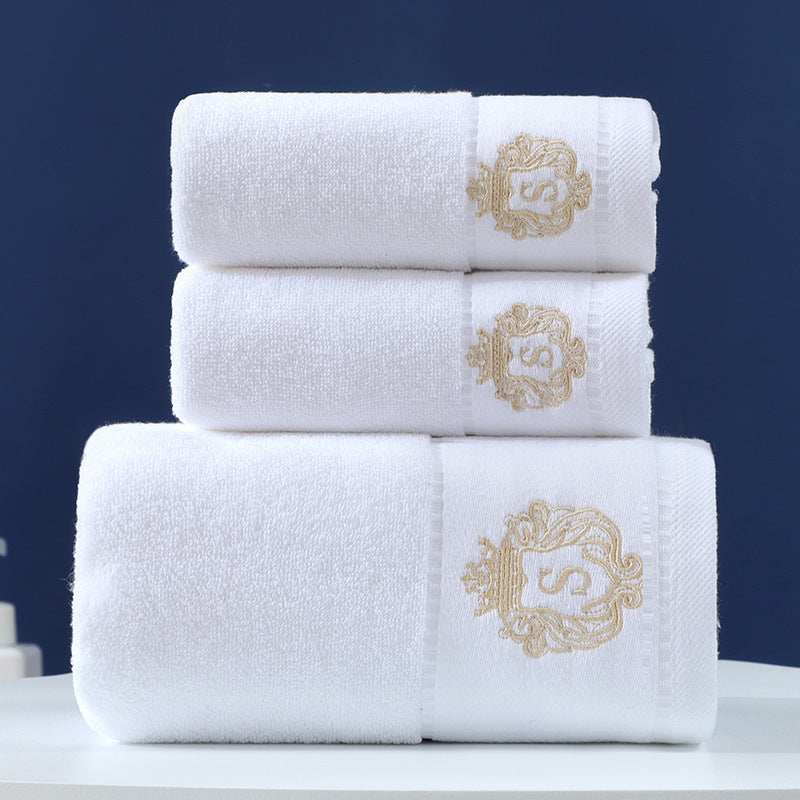 Pure Cotton Towels Three-piece With Hand Bath Towel Class