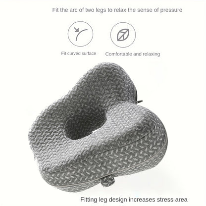 Memory Foam Leg Pillow For Side Sleeping Orthopedic Leg Support Pillow Knee Pillow Contour Firm Support Leg Pillow For Sleeping, Ergonomic Leg Positioner Pillow Hip Pillow For Back, Knees, Hip, Legs