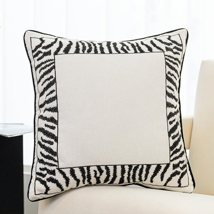 Simple Nordic Living Room Sofa Embroidery Throw Pillow Sofa Back Cover