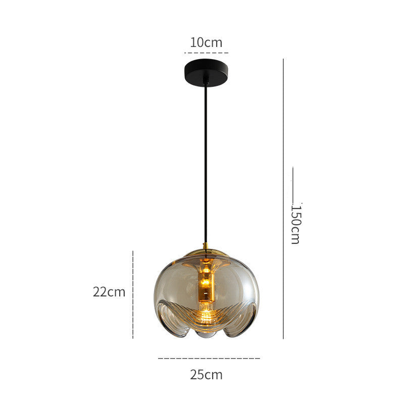 Lámpara de araña LED minimalista moderna para mesita de noche, bar, porche, restaurante