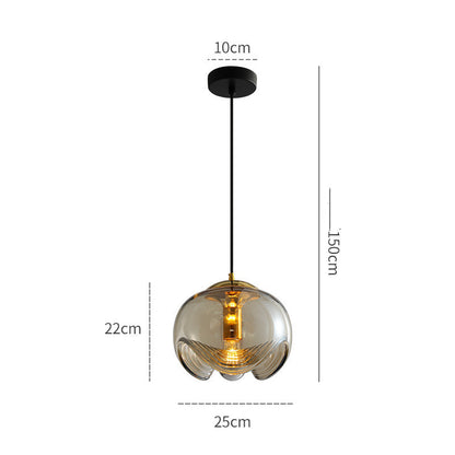 Lámpara de araña LED minimalista moderna para mesita de noche, bar, porche, restaurante