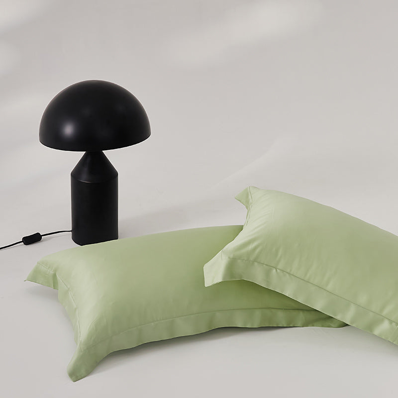 Sábana individual de seda helada y funda de almohada agradable para la piel