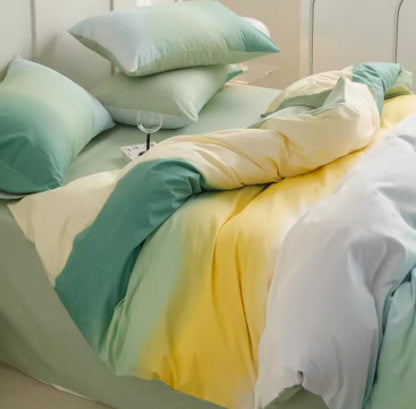 Simple Gradient Color Bed Four Sets Of Cotton Pure