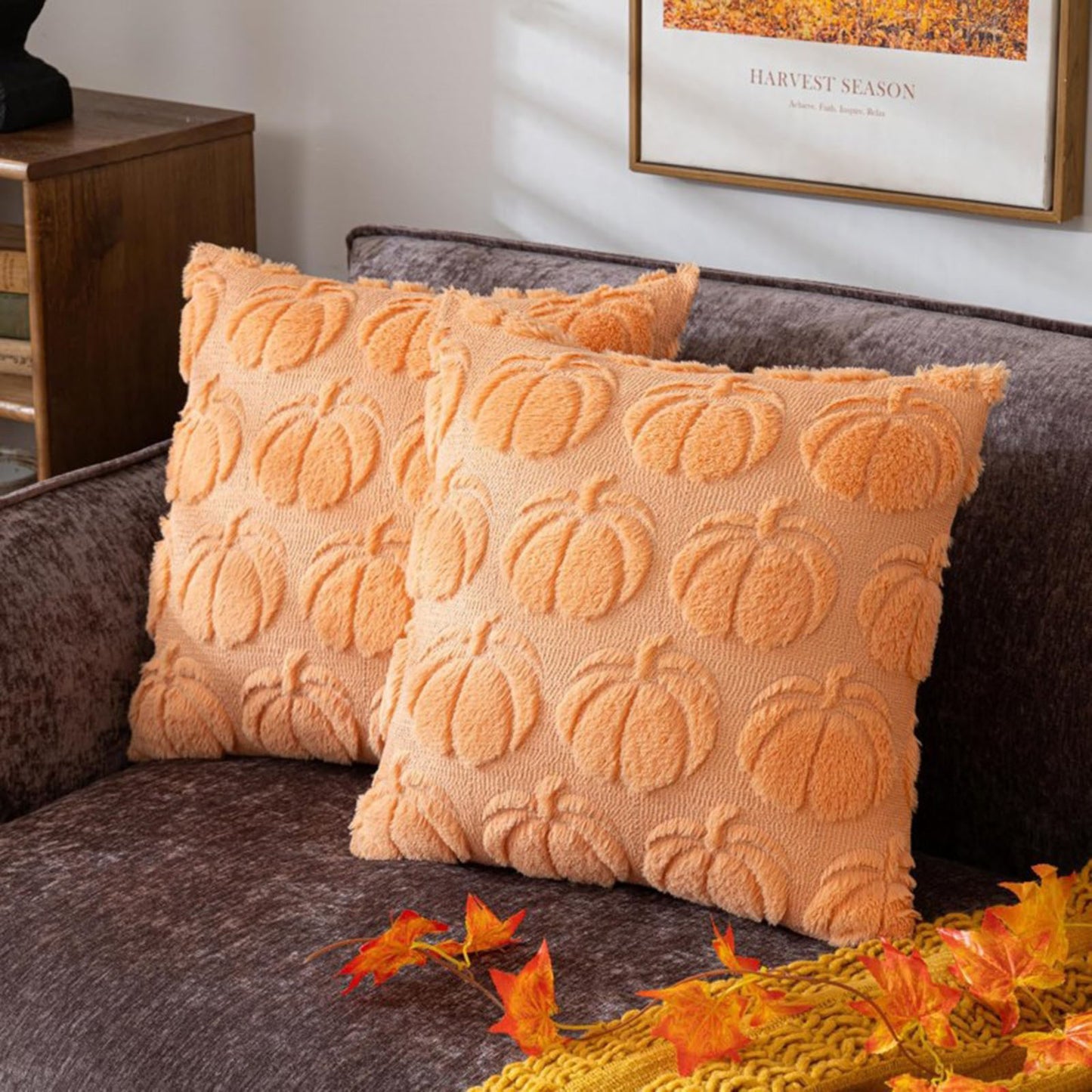 Halloween Light Luxury High-grade Pumpkin Pillow Printing Polyester Pillowcase