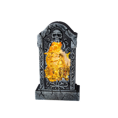 Halloween Decoration Luminous Sound Tombstone Light Layout Decoration Ornaments