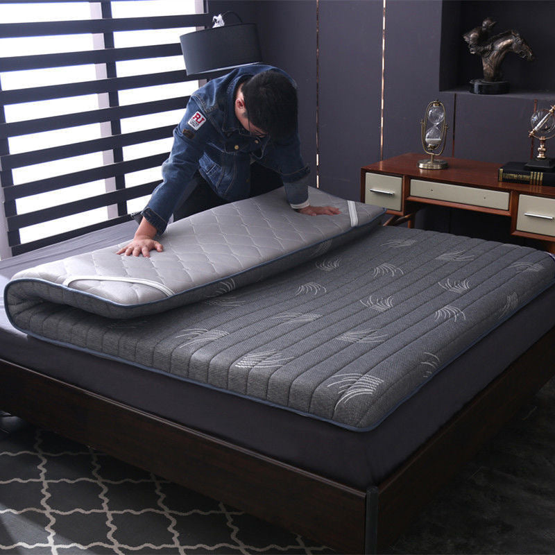 Matelas Tatami en latex avec coussin souple pour dortoir plié