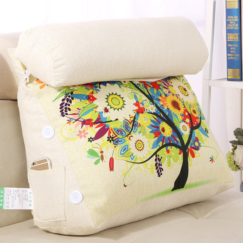 Coussin de protection du cou sur le lit amovible et lavable