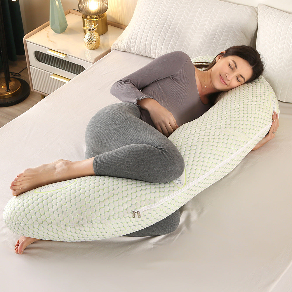 Pregnant Women Nursing Pillow Comfortable Sleep Side Lying Waist Support Slope Pillow Candy Type Pregnancy Pillow