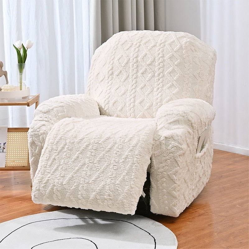 Chivas Sofa Cover First Class All-inclusive Electric Seat Cover Single Elastic Recliner Cover