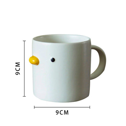 Chicken Ceramic Mug Coffee Mug Pet Bowl Food Saucer