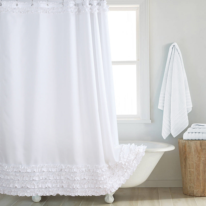 Fashion And Environment-friendly Polyester Fabrics Thickened Shower Curtain