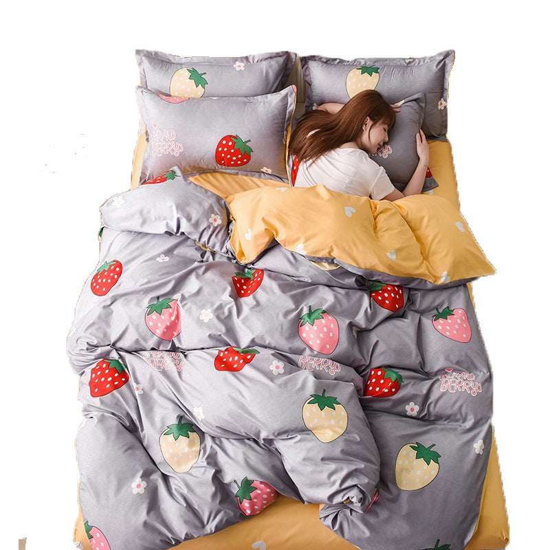 Four-piece Set Of Bed Sheets, Home Textile Manufacturers Wholesale Bedding