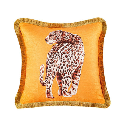 Funda de almohada de la marca Tide con diseño de leopardo para sofá