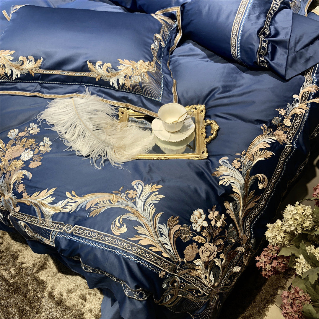 Four-piece Home Textile High-end Embroidery Bed