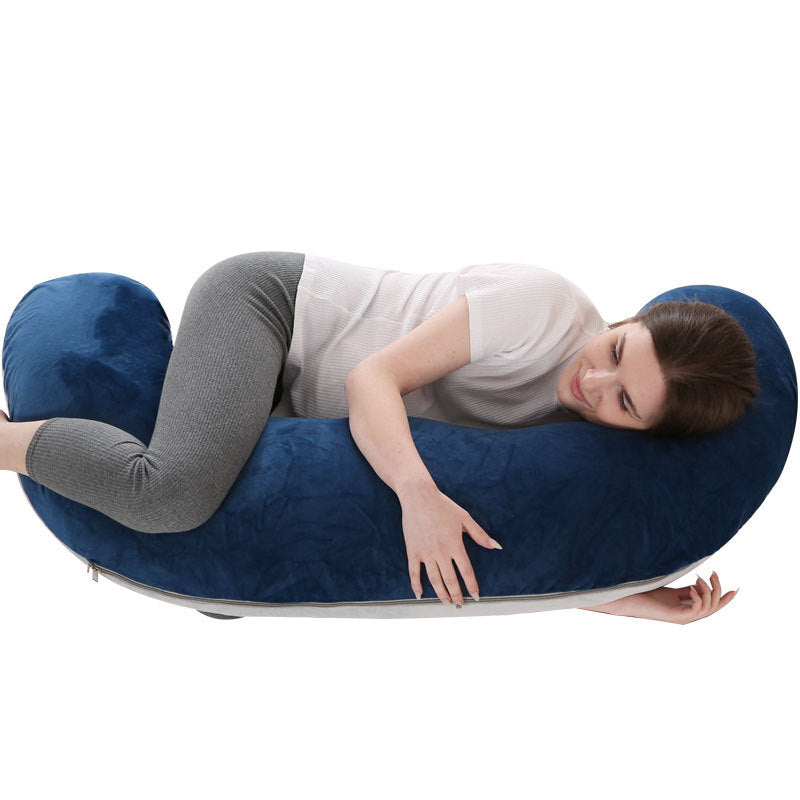 Pregnant Women Nursing Pillow Comfortable Sleep Side Lying Waist Support Slope Pillow Candy Type Pregnancy Pillow