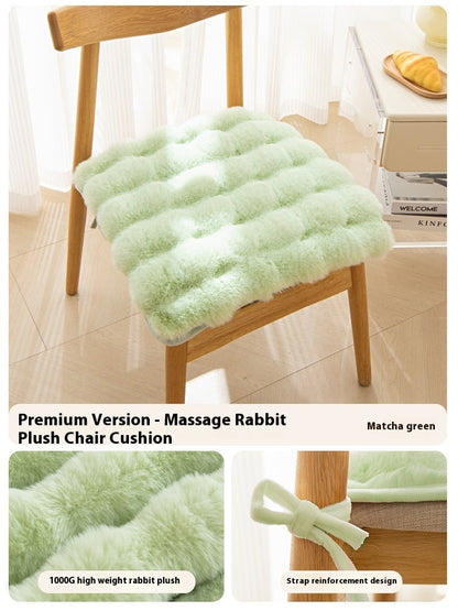 Bunny Cashmere Warm Cushion Office Long Sitting Artifact Thickened Fleece