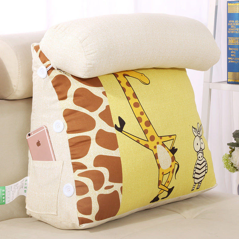 Coussin de protection du cou sur le lit amovible et lavable