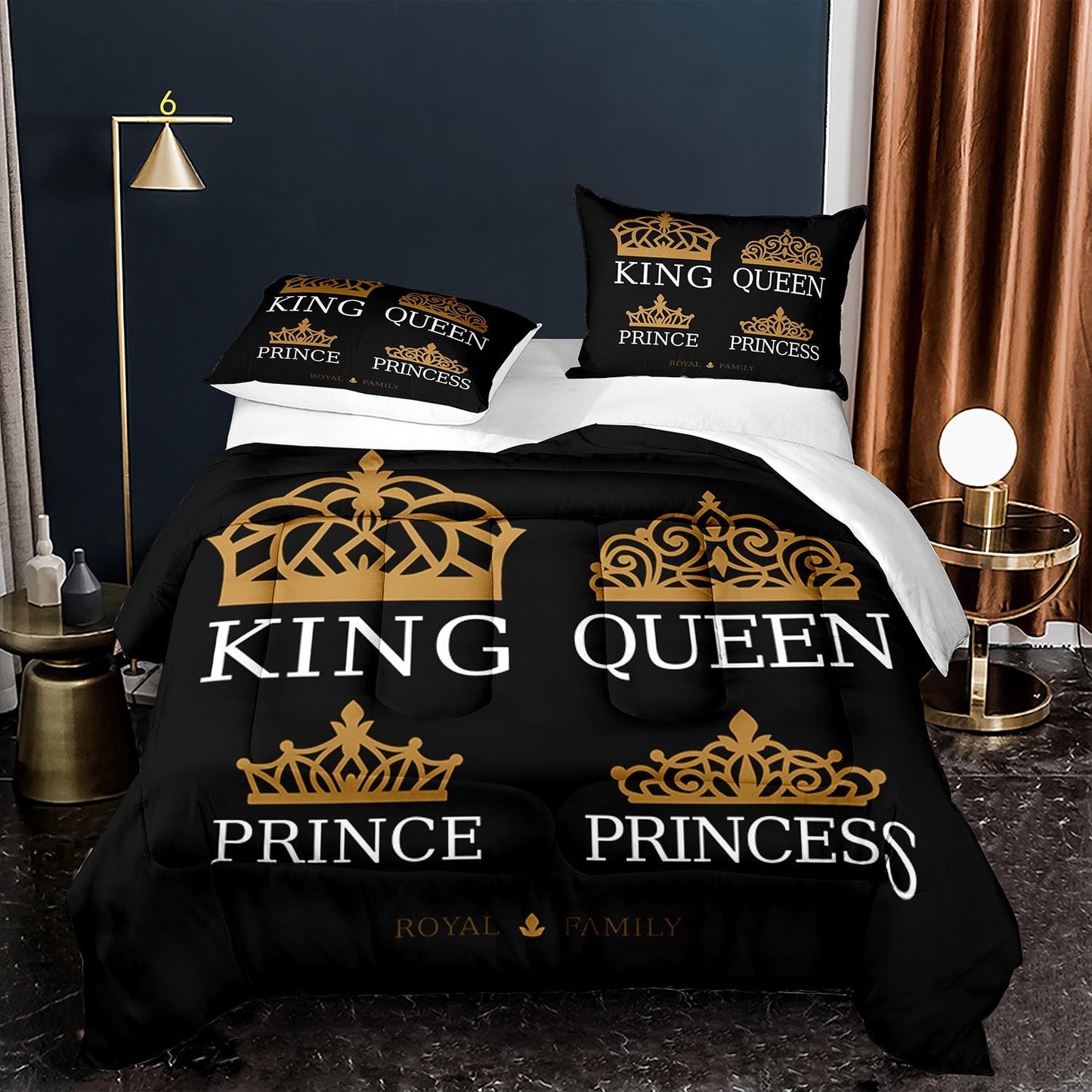 3d Bed Three-piece Digital Printing Duvet Cover Sheet