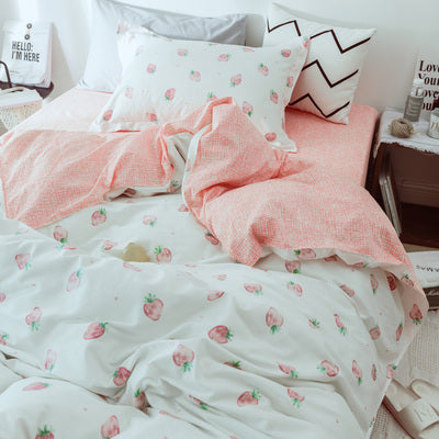 Four-piece Twill Korean Style Bedding