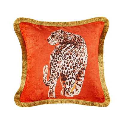 Funda de almohada de la marca Tide con diseño de leopardo para sofá