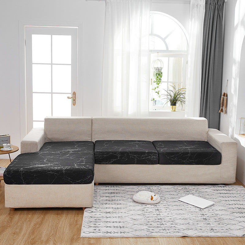 Housse de siège de canapé imprimée en soie de lait Housse de coussin de canapé extensible