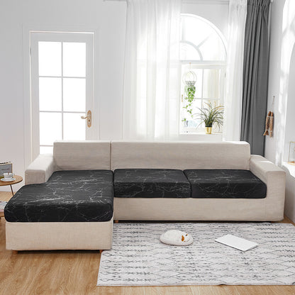 Housse de siège de canapé imprimée en soie de lait Housse de coussin de canapé extensible