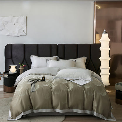 Spring And Summer New Home Textile Tencel Four-piece Set Bedding