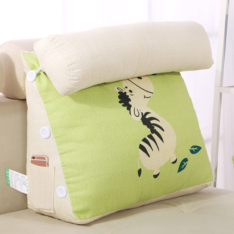 Coussin de protection du cou sur le lit amovible et lavable