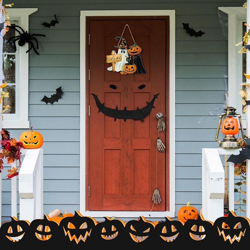 Amazon New Front Door Halloween Welcome Sign