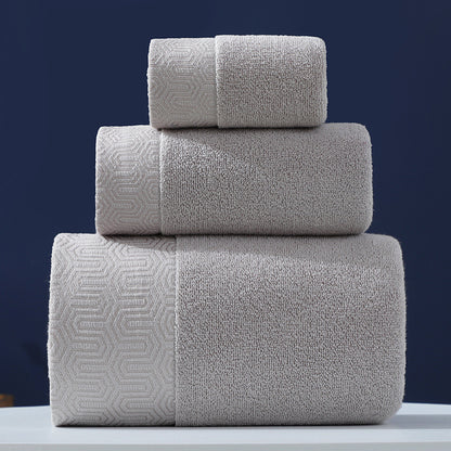 Pure Cotton Towels Three-piece With Hand Bath Towel Class