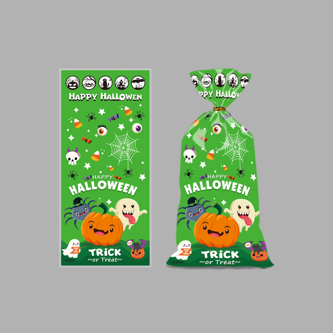 Halloween Gift Bag Party Decoration Candy Bag Snack Biscuits Bag