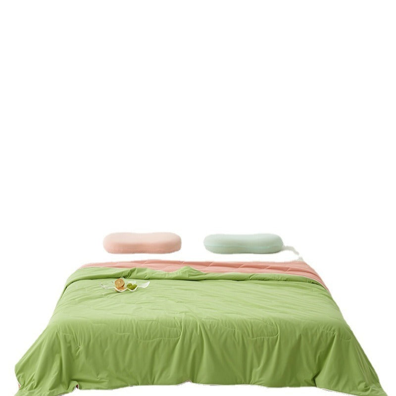 Solid Color AB Version Summer Cool Feeling Thin Duvet Washable