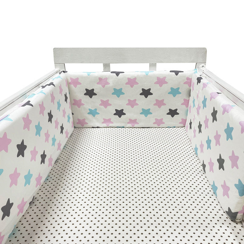 Barrière de lit pour bébé quatre saisons en coton anti-chute