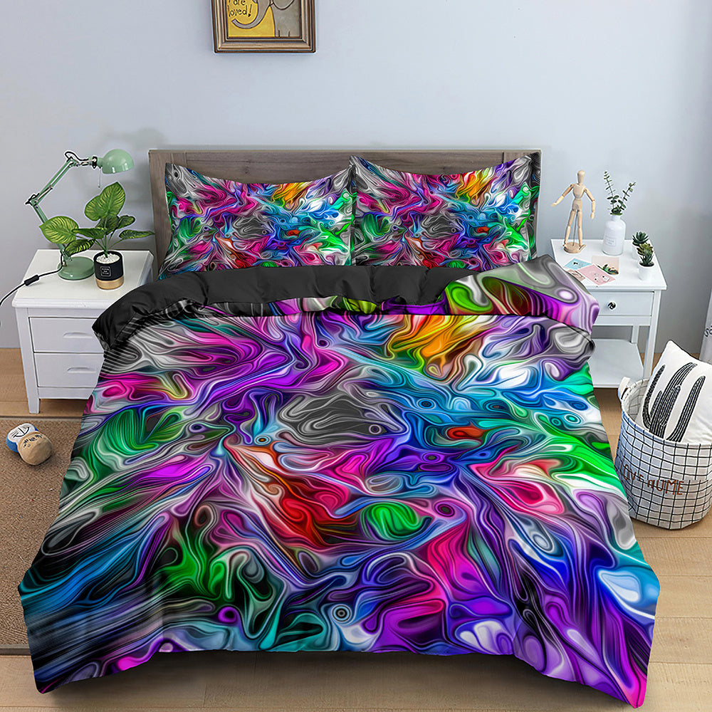 Bedding Set Of Three 3D Creative Digital Printing