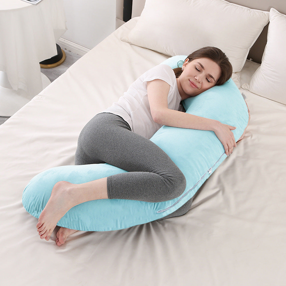 Pregnant Women Nursing Pillow Comfortable Sleep Side Lying Waist Support Slope Pillow Candy Type Pregnancy Pillow