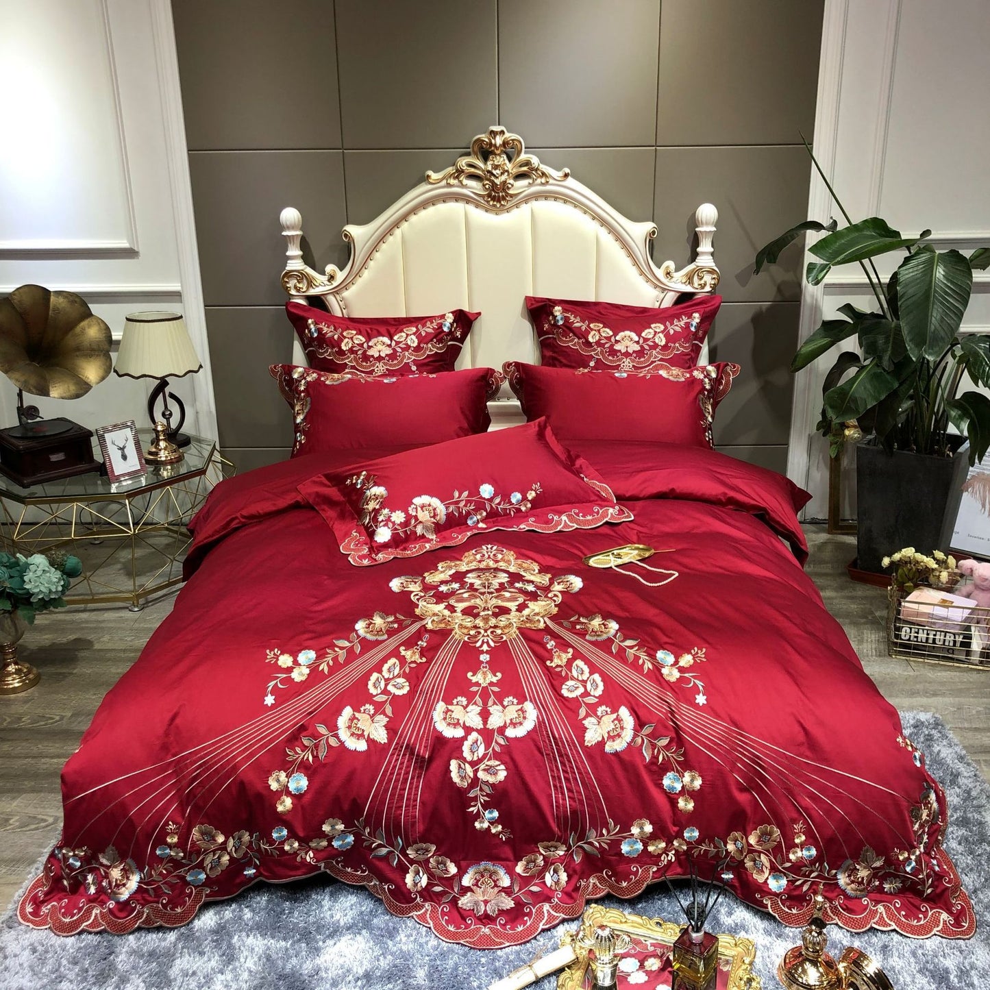 High-end Palace Style Embroidery Long-staple Cotton Bedding