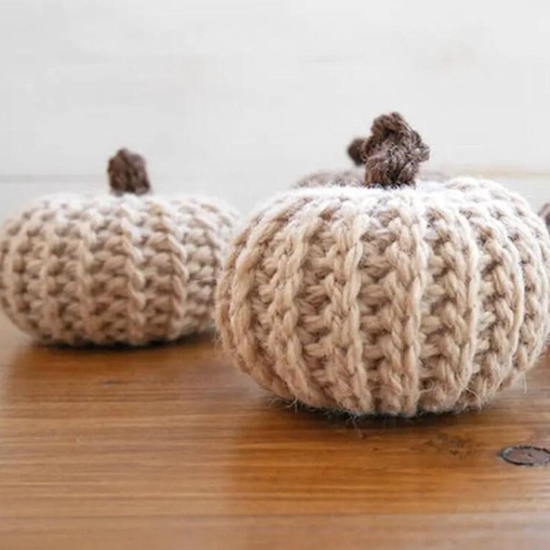 Halloween Props Hand-crocheted Pumpkin Small Ornaments Cartoon Doll