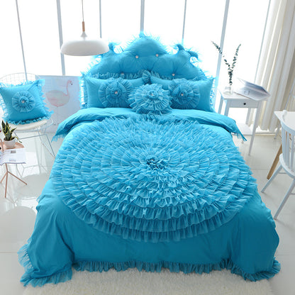 Cotton Princess Wind Bed Skirt Type Bedding