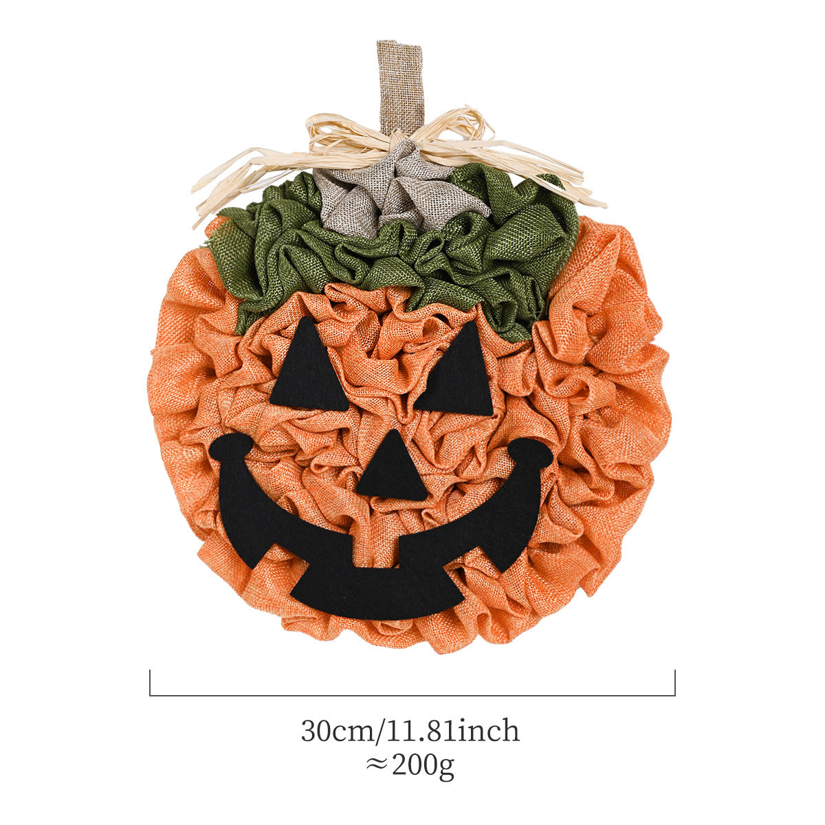 Halloween Pumpkin Garland Hand-woven Party Layout Props Pendant