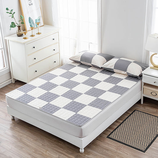 Matelas en coton fibre d'argent antibactérien antistatique antidérapant taie d'oreiller