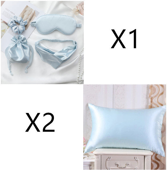 Double-sided silk pillowcase