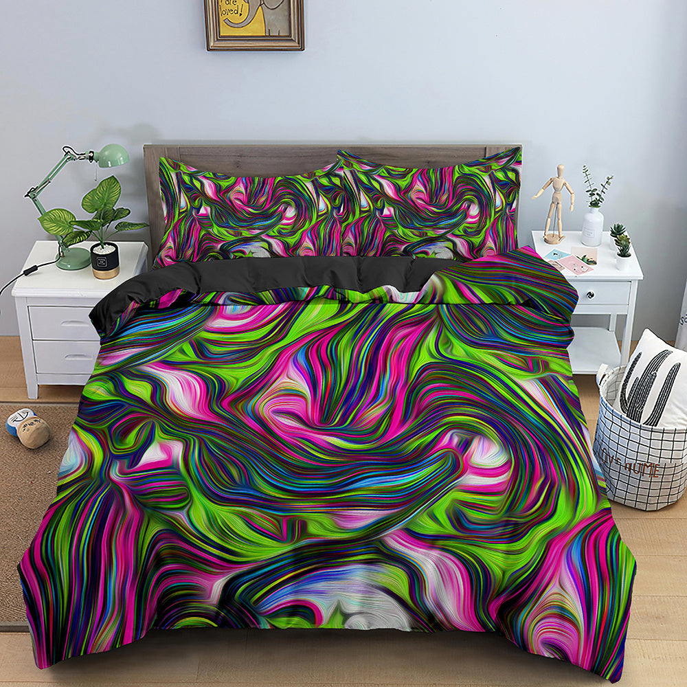 Bedding Set Of Three 3D Creative Digital Printing