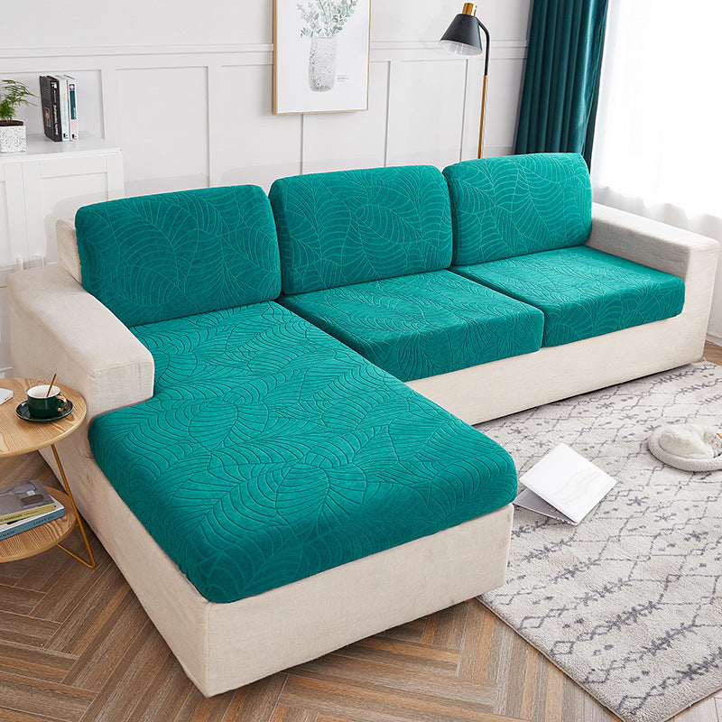 Cross Border High Elastic Knitted Sofa Cushion Cover Three-dimensional Jacquard