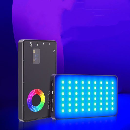 Luz de relleno LED RGB para fotografía, embellecimiento en vivo, video en interiores